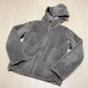  peace 66* reversible x-girl X-girl Zip up Parker f-ti fleece ONE SIZE lady's gray 