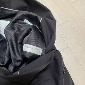 和73★② PERSON'S SUITS STYLE パーソンズ スーツ テーラードジャケット シングルボタン 5 レディース ブラックの画像3