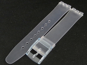  Swatch for * ultrathin Flat *.. glass manner * urethane strap * clock belt * half clear 17mm