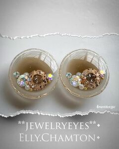 ■ec*3J3101*レジン*ブライスアイ*カスタム*いーちゃむアイ*blythe custom carving resin eyes■