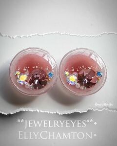 ■ec*3J3107*レジン*ブライスアイ*カスタム*いーちゃむアイ*blythe custom carving resin eyes■