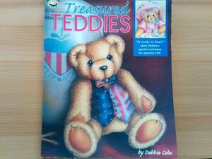 即決 洋書 テディベア トールペイント 図案「Treasured Teddies/Debbie Cole」Teddy bear デコラティブペインティング tole