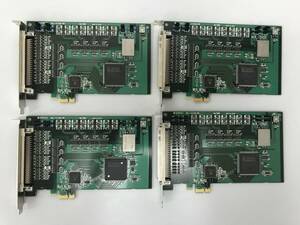 中古動作品 CONTEC DIO-3232B-PE NO#7383 Digital I/O PCI Express card - 1LOT of 4PCS