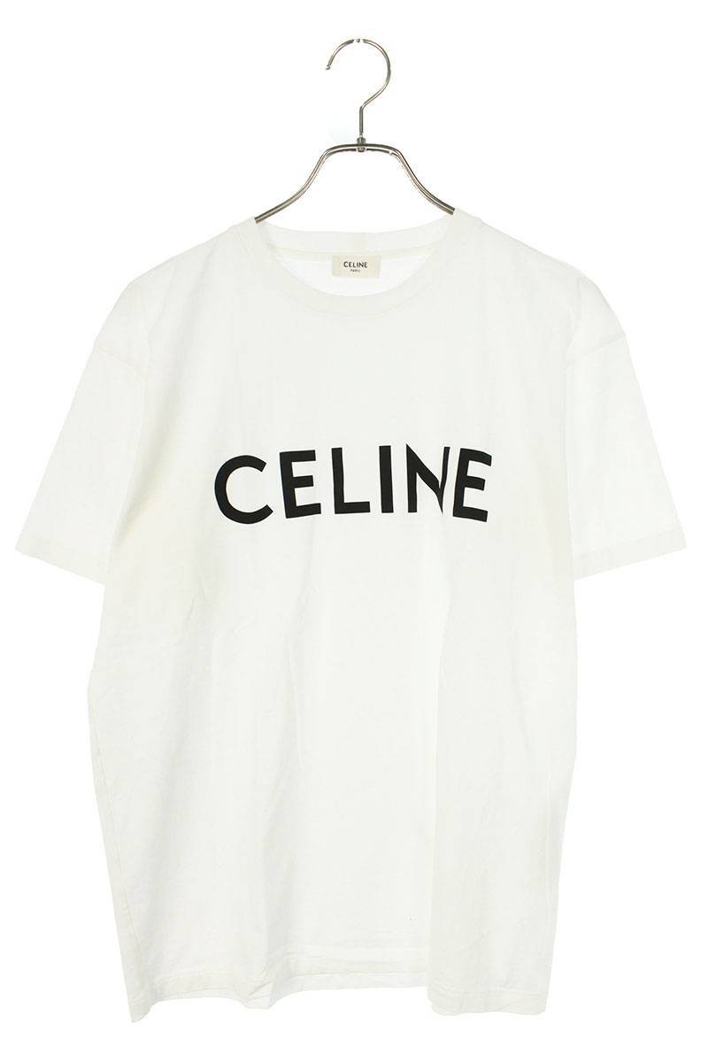 Celine セリーヌ オーバーサイズ スタッズロゴ Tシャツ XS エディ