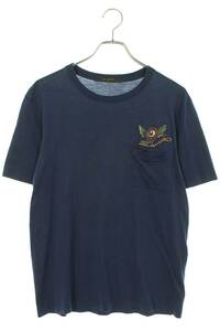ルイヴィトン LOUISVUITTON RM132 H4JR51JEZ サイズ:S ×チャップマンブラザーズロゴ刺繍Tシャツ 中古 BS99