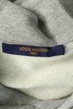 ルイヴィトン LOUISVUITTON 21AW RM212 UYR HLY68W サイズ:XL ロゴプリントネオンワーキングマンフーディパーカー 中古 NO05_画像3