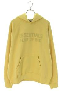 フォグ FOG ESSENTIALS Hoodie LIGHT TUSCAN サイズ:L ロゴプルオーバーパーカー 中古 NO05