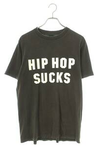 ナンバーナイン NUMBER(N)INE HIP HOP SUKS TEE サイズ:4 ロゴプリントTシャツ 中古 BS99