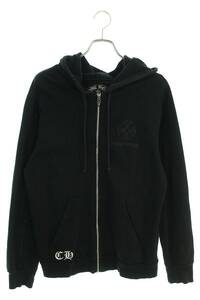 クロムハーツ Chrome Hearts SWTSHRT HD ZIP サイズ:L CHプラスバックプリントジップアップパーカー 中古 SJ02