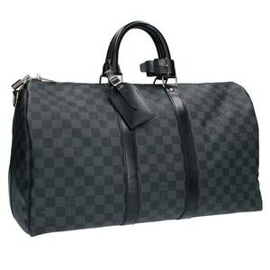 ルイヴィトン LOUISVUITTON N41418 サイズ:45 ダミエグラフィットボストンバッグ 中古 SB01