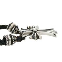 クロムハーツ Chrome Hearts CH CRS SML CL/スモールCHクロスクリンプト クリンプト/シルバーネックレス 中古 SJ02_画像5