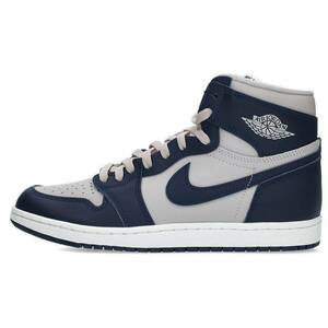 ナイキ NIKE AIR JORDAN 1 HIGH RETRO SP 85 GEORGETOWN BQ4422-400 28cm エアジョーダンワン85スニーカー 中古 SB01