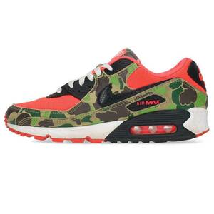 ナイキ NIKE AIR MAX 90 REVERSE DUCK CAMO CW6024-600 サイズ:27cm エアマックス90リバースダックカモスニーカー 中古 BS99