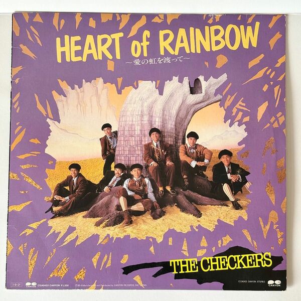 LP チェッカーズ HEART OF RAINBOW 〜愛の虹を渡って〜/ブルー・パシフィック