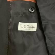 HH ▼ 良品 / 高級感溢れる 'LESSONA生地使用' Paul Smith London ポールスミス 日本製 ウール100% テーラードジャケット 3釦 M 紳士服 _画像8