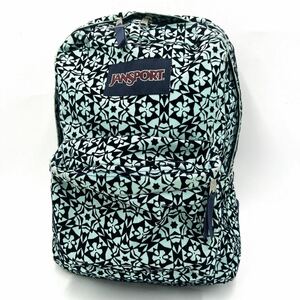 C @ 洗礼されたデザイン '人気モデル'『JANSPORT ジャンスポーツ』総柄 リュックサック / バックパック 男女兼用 デイパック 使い勝手抜群