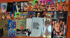 ② 大量 まとめ売り プロレス プログラム パンフレット アントニオ猪木 ジャイアント馬場 長州力 全日本プロレス 90年代 2000年代 K-1