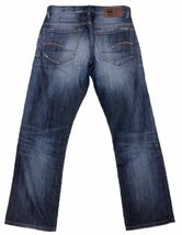 8956《G-STAR RAW ジースター ロウ》3301 色落ち ダメージ加工 インディゴデニム ジーンズ W30L32_画像4