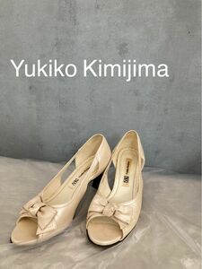 Yukiko Kimijima ユキコ キミジマ　パンプス　リボン　靴