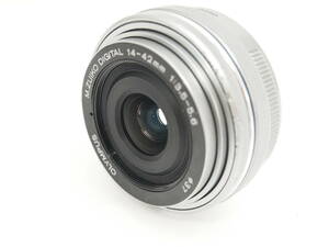 【ジャンク】OLYMPUS M.ZUIKO DIGITAL ED 14-42mm F3.5-5.6 EZ （シルバー/SILVER）