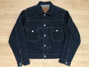 美品 濃紺 Levi's リーバイス 71507XX 2ndデニムジャケット Gジャン ジージャン 日本製 セルビッチ赤耳 BIGE 38インチ