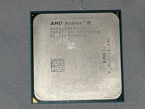 送料無料 動作確認済み Athlon II X4 620 (Socket AM3 AM2+/2.6GHz/4コア/ADX620WFK42GI)