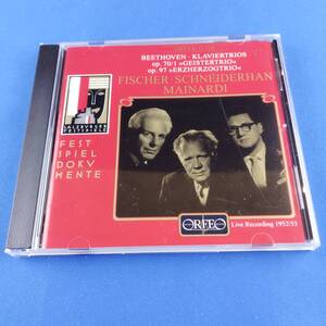 1SC2 CD FISCHER SCHNEIDERHAN MAINARDI BEETHOVEN KLAVIERTRIOS