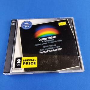 1SC17 CD LUDWIG KARAJAN MAHLER SYMPHONY NO.6・RUCKERT-LIEDER