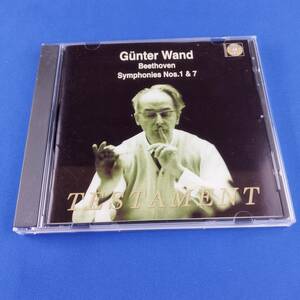 1SC18 CD GUNTER WAND Beethoven Symphonies Nos. 1 ＆ 7