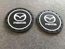 マツダ MAZDA ドリンクホルダー　コースター　2個セット　直径70ｍｍ　 自動車 シリコーン製　カップパッド 車の装飾 11番_画像2