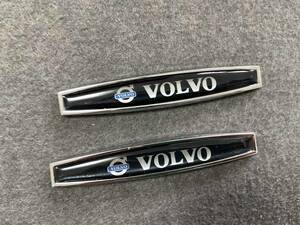 ボルボ VOLVO 車用デカール カーステッカー プレート エンブレム フェンダーバッジ シール 傷を隠す 2枚セット　117番