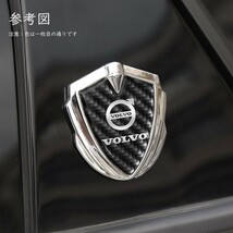 ボルボ ステッカー 車ロゴ エンブレム 3D立体 金属製 デカール 1枚 防水 両面テープ付き 簡単貼り付け 車の装飾 ゴールド_画像3