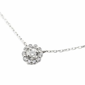 VENDOME AOYAMA Vendome Aoyama flower necklace PT950/PT850/ diamond APVN179240DI[... pawnshop ]