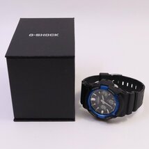 カシオ G-SHOCK ビッグケース アナデジ ソーラー電波 メンズ 腕時計 ブラック×ブルー GAW-100B-1A2JF【いおき質店】_画像9