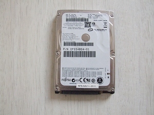 ☆ FUJITSU MHZ2250BH 9.5mm 2.5インチHDD 250ＧＢ （ジャンク） ☆20231012