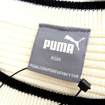 PUMA GOLF プーマ ゴルフ 新品 定価2.7万 EGW 編み地切替 クルーネック 長袖 ニット セーター ゴルフウェア 930288 02 L ▲036▼bus1386b_画像5