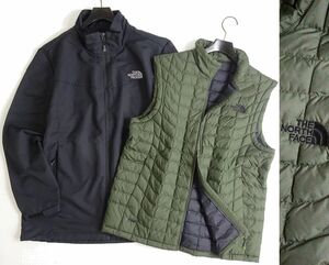 THE NORTH FACE ノースフェイス 定2.6万 保湿軽量 中綿ベストライナー付き マウンテンパーカー ジャケット 52B OBK 100/L ▲115▼bus1692c