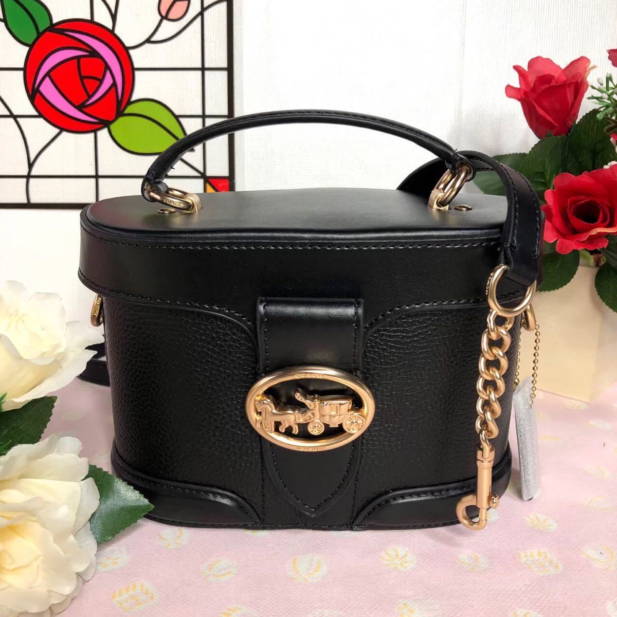 COACH コーチ ジョージージェムクロスボディブロックド キャンバス黒