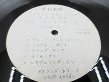 テストプレス Free Free At Last Test Pressing Island ICL-35 1973年 ガリ刷りプロモ Blues Rock UK rock band Promo 美盤_画像1