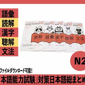 「日本語能力試験」対策日本語総まとめ N2 日本語教育能力検定試験