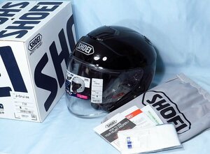 ◆展示品◆ SHOEI JET HELMET J-Cruise ジェットヘルメット ブラック Mサイズ 57cm ◆