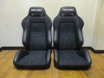 ★RECARO SR3 TOPGUN ハーフレザー 正規品 2脚セット 美品！★ _画像1