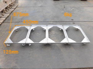  ★中古 ステンレス 台車 ラック 4台セット ドーリー コンテナ 運搬用 動作確認済み 中古 売切★
