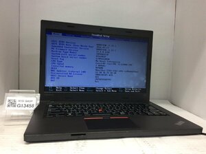 ジャンク/ LENOVO 20FVA01YJP ThinkPad L460 Intel Core i5-6300U メモリ4.1GB ストレージ無し 【G13458】