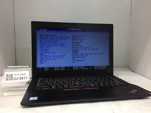 ジャンク/ LENOVO 20KES2E600 ThinkPad X280 Intel Core i3-8130U メモリ4.1GB ストレージ無し 【G13471】