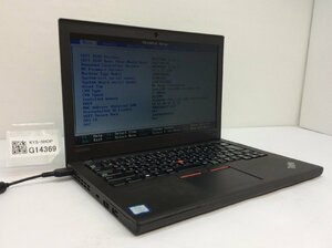 ジャンク/ LENOVO 20HMS0WV00 ThinkPad X270 Intel Core i5-7200U メモリ8.19GB ストレージ無し 【G14369】