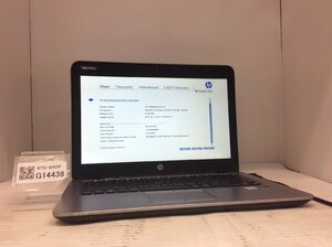 ジャンク/ HP HP EliteBook 820 G3 Intel Core i3-6100U メモリ8.19GB SSD250.05GB 【G14438】