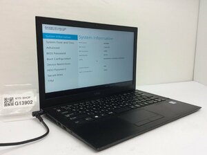 ジャンク/ VAIO VJPB11 Intel Core i3-6100U メモリ4.1GB SSD128.03GB 【G13902】