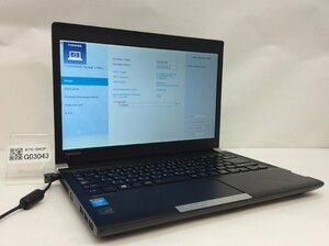 ジャンク/ TOSHIBA dynabook R734/K PR734KEFP37AD71 Intel Core i3-4000M メモリ2.05GB HDD250.05GB 【G03043】