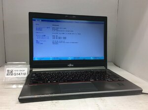 ジャンク/ FUJITSU FMVE0600D LIFEBOOK E734/K Intel Core i5-4310M メモリ4.1GB HDD320.07GB 【G14710】